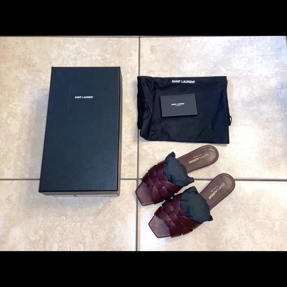 Saint Laurent Tribute Nu Pied Slides Sandals